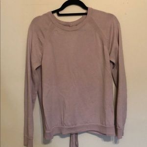 Lululemon knit pink sweater